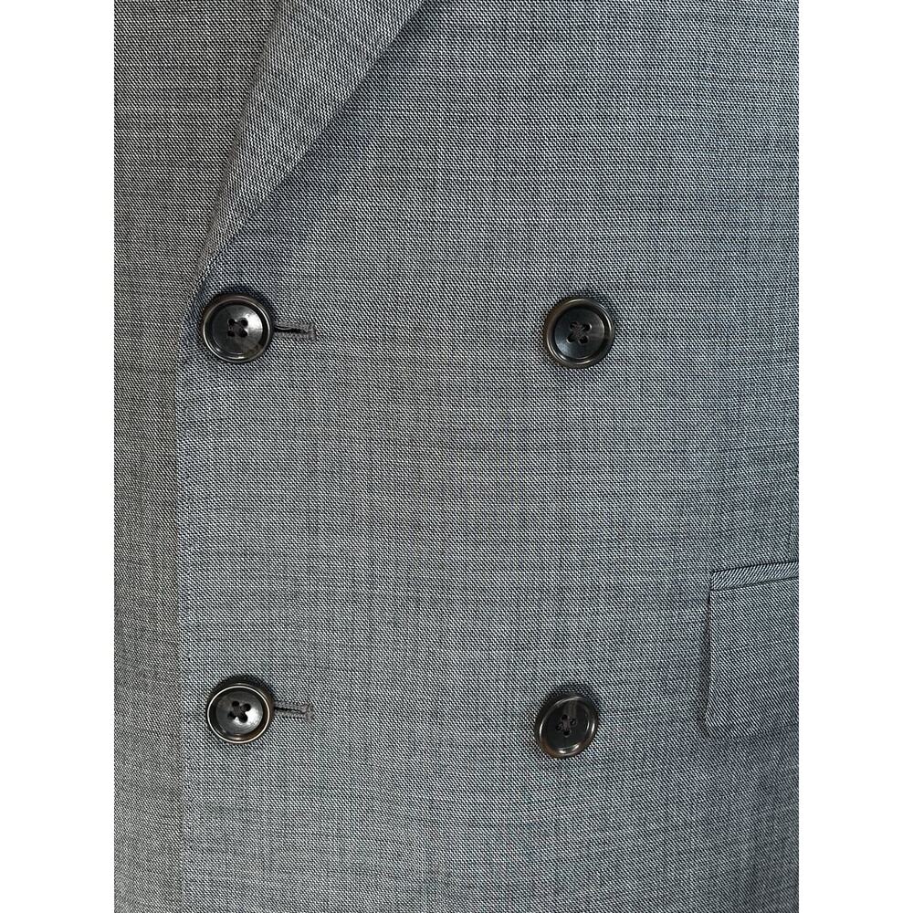Bonobos Marzotto Italian Wool 38R 29x34 Gray Double Breasted Statement Suit - Picture 11 of 16